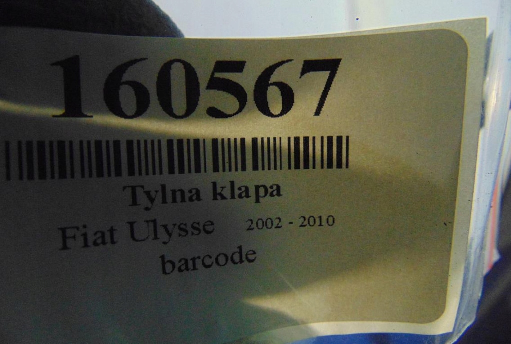 фото №13, Fiat ulysse ii задняя крышка багажника eyjc