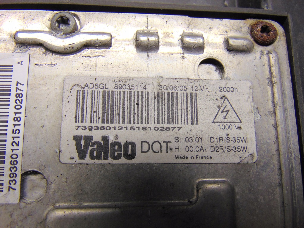 фото №11, Лампа правая перед передняя ксенон citroen c5 i lift europa