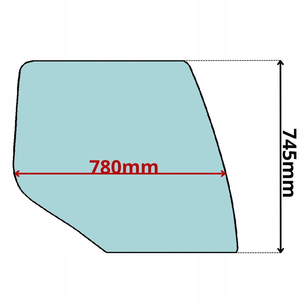 фото №1, Скло bok опускна w двері renault premium права 0193