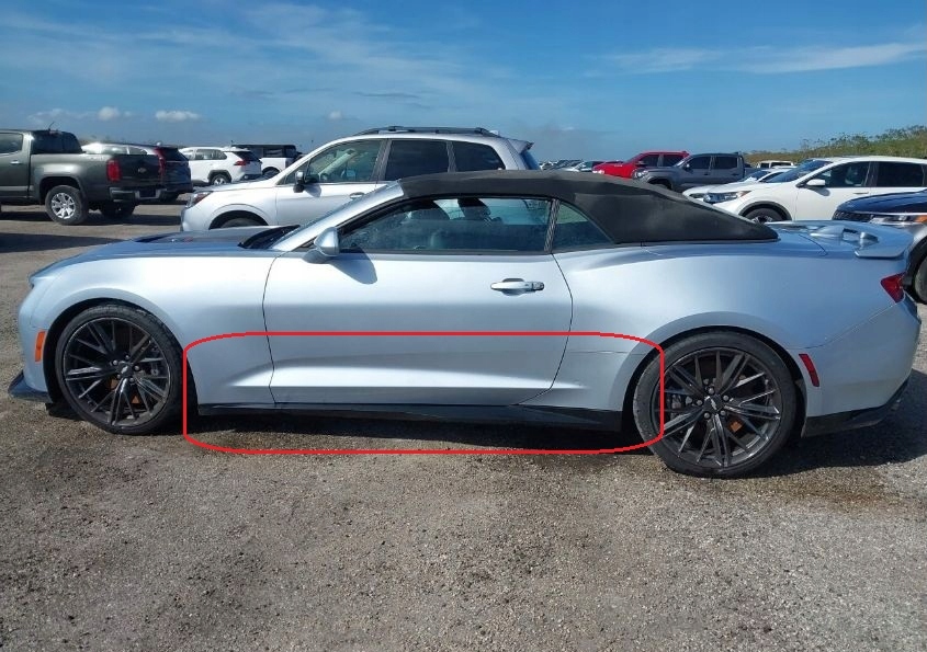фото №11, 2016-2024 camaro zl1 cabrio молдинг порог левая накладка na порог порог