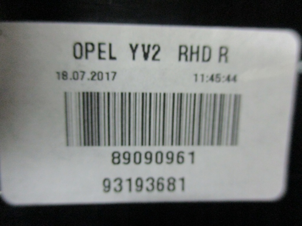 фото №7, Лампа правый задняя задняя opel agila b ii 2 08-14r 93193681