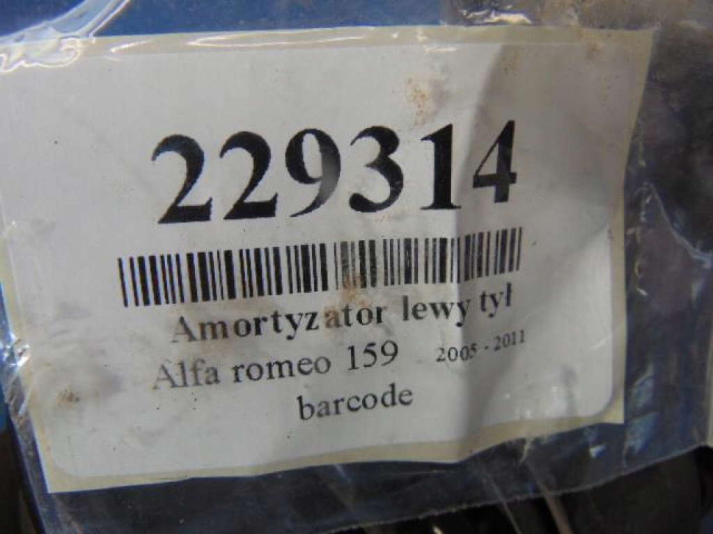 Alfa romeo 159 2.5jtd амортизатор левый задний с Разборки