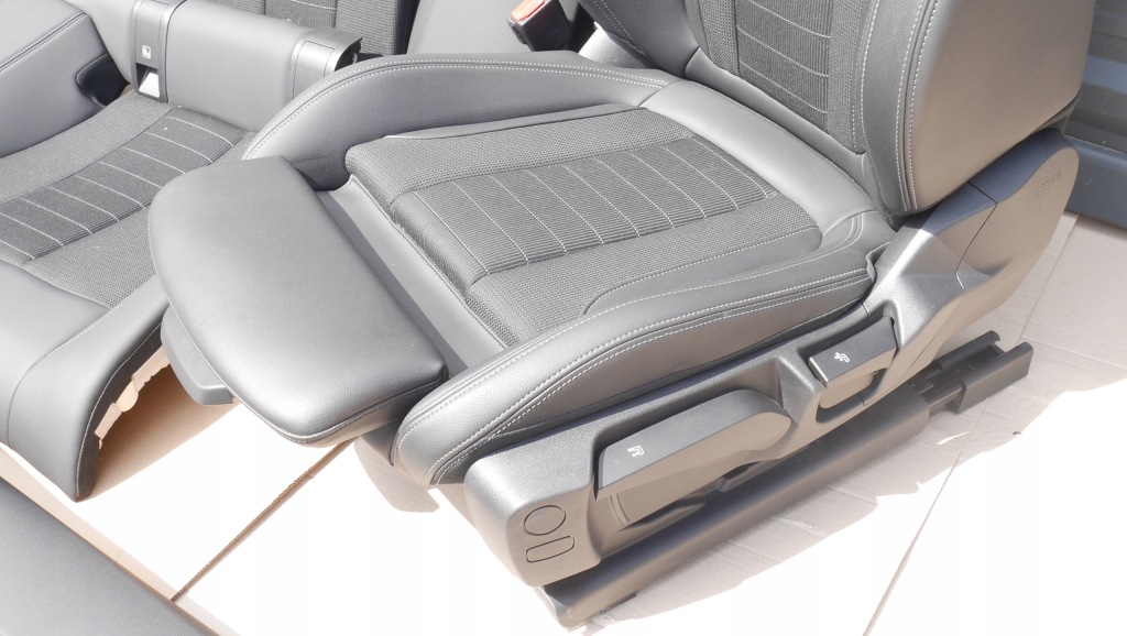 фото №9, Bmw g22 сиденья sport кожа обшивки заднее сиденье подогрев jak nowe комплект