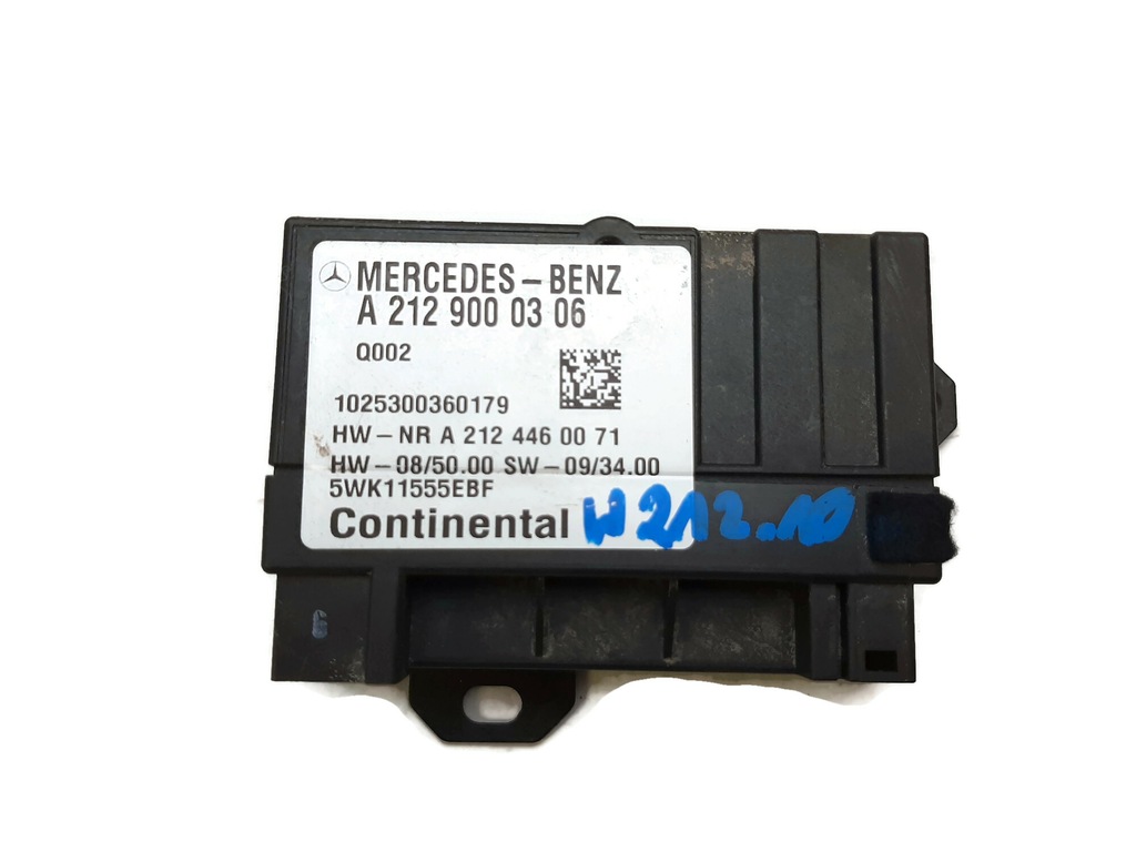 фото №1, Mercedes w212 модуль насоса пального a2129000306