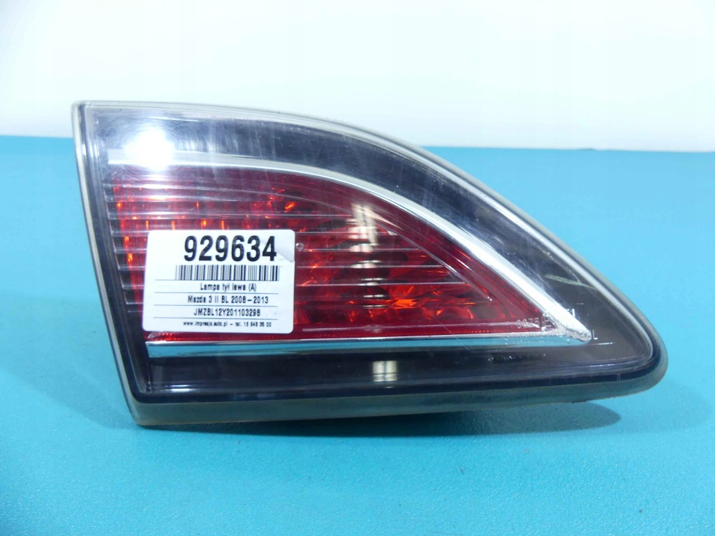 фото №1, Лампа задняя крышки левая mazda 3 ii bl 08-13 sedan eu