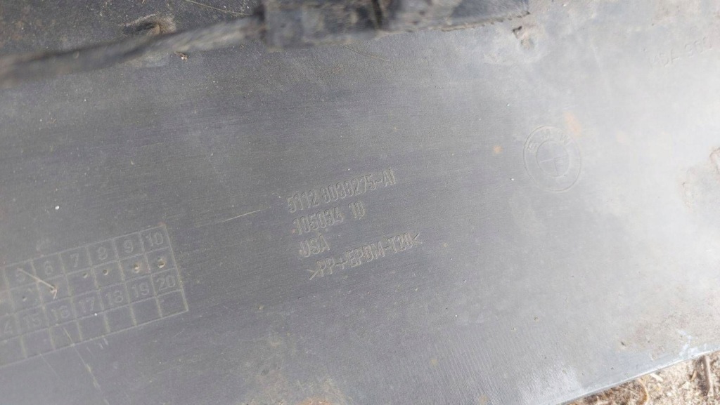 Bmw x5 e70 2006 - 2013r m-pakiet бампер задняя задний 8038275 pdc kompletny Оригинал