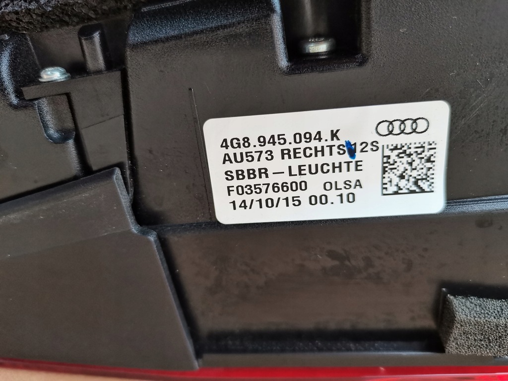 фото №7, Audi a7 s7 rs7 kpl. лампа задняя facelift matrix usa 4g8945095f 096f 093k 094k