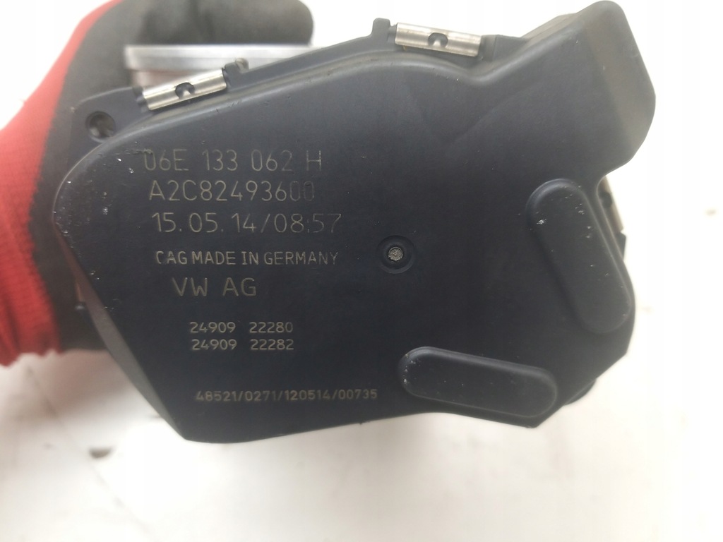 фото №8, Дроссельная заслонка воздуха 3.0 tfsi a7 4g s4 b8 q7 c7 s5 ctu cak cgx 06e133062h