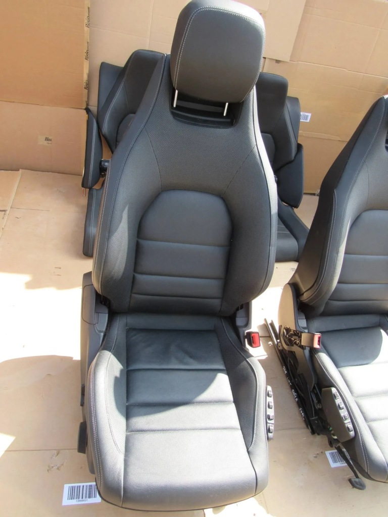 Mercedes e c207 w207 207 coupe сидіння заднє сидіння обшивки комплект шкіра Ціна