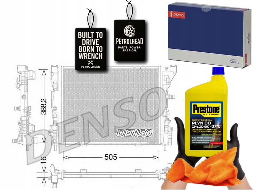 фото №1, Радиатор двигателя renault zoe electric 06.12- dens #petrolhead pro+ kit5