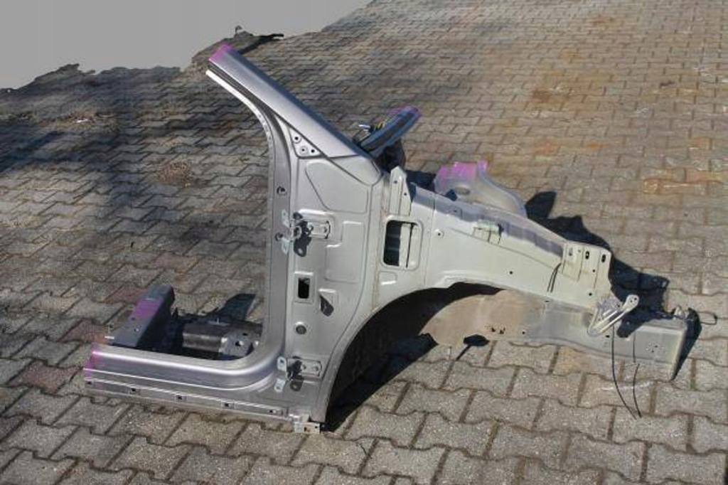 фото №2, Четверть подкрылок блок двигателя порог правый перед hyundai kona i 17-23