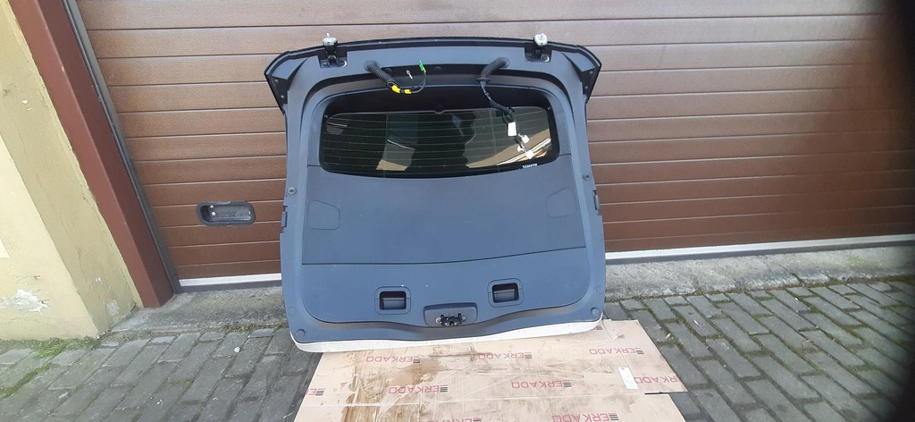 фото №10, Крышка багажника задняя задняя багажника teqnc камера белый перламутр renault scenic iv