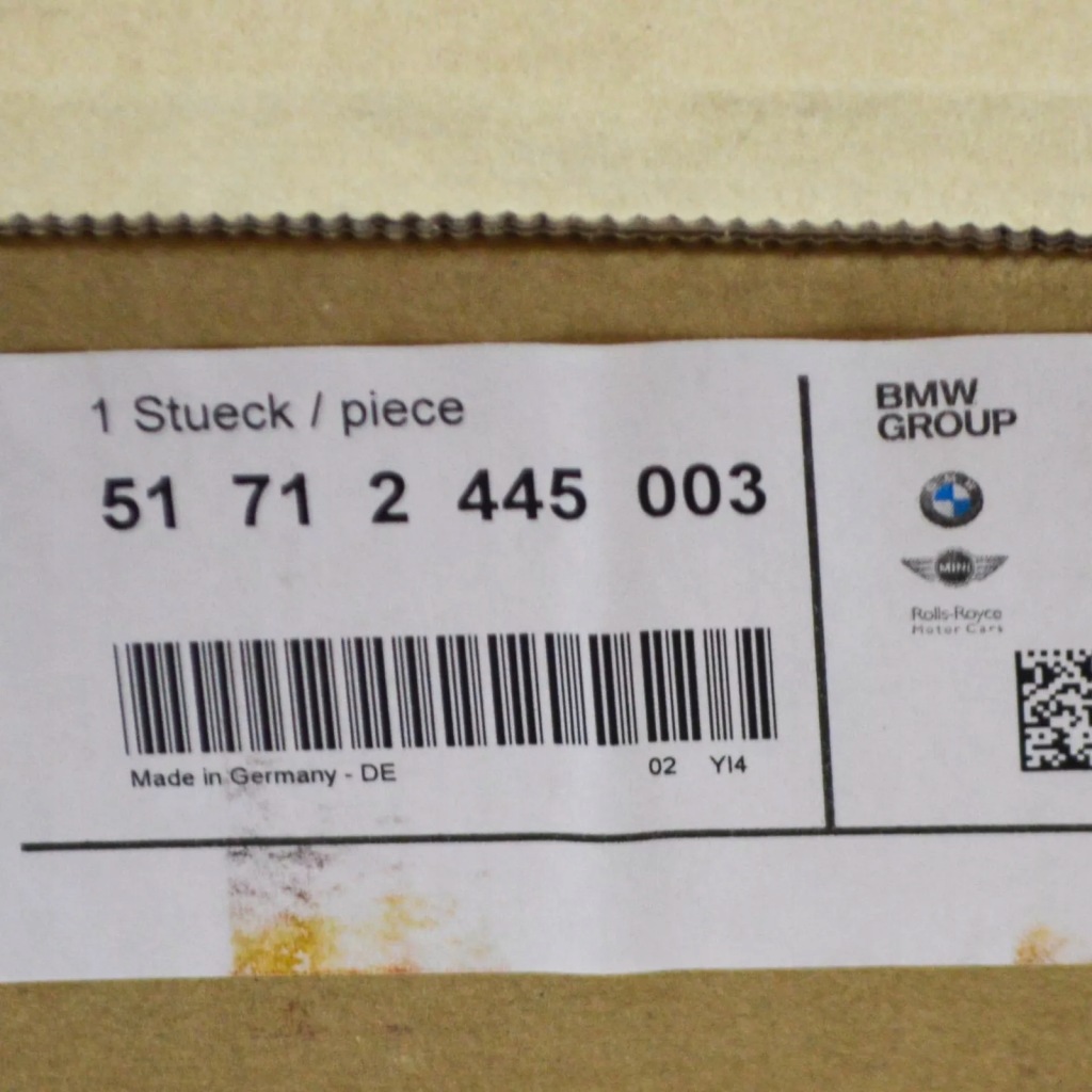 Bmw 6 gt g32 m передняя левая решётка бампера 51712445003 2445003 oem с Разборки