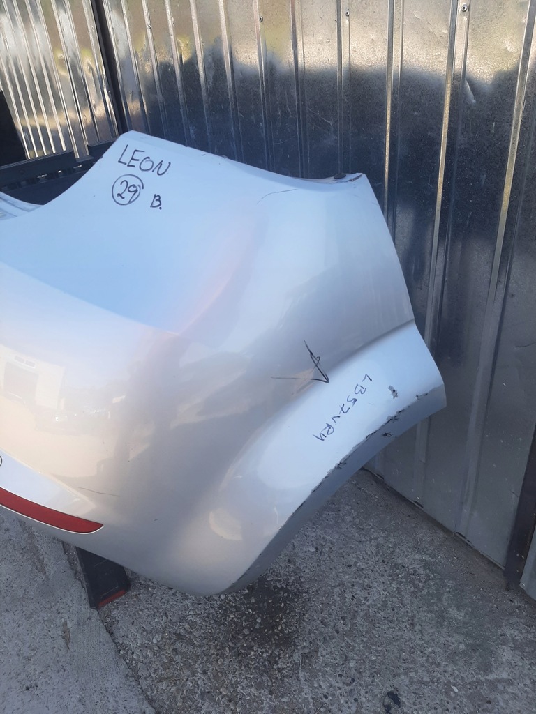 фото №10, Бампер задня задній pod датчики pdc seat leon ii 2005-2008 колір ls7y