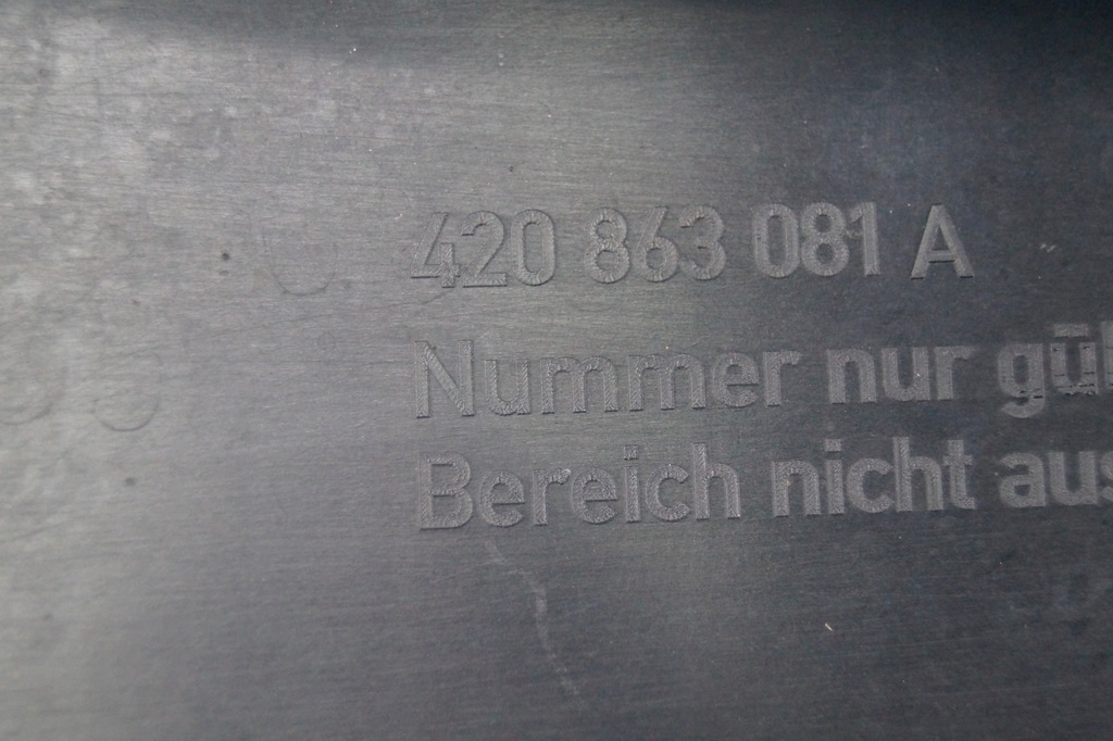 фото №7, Накладка защита отсек двигателя audi r8 420