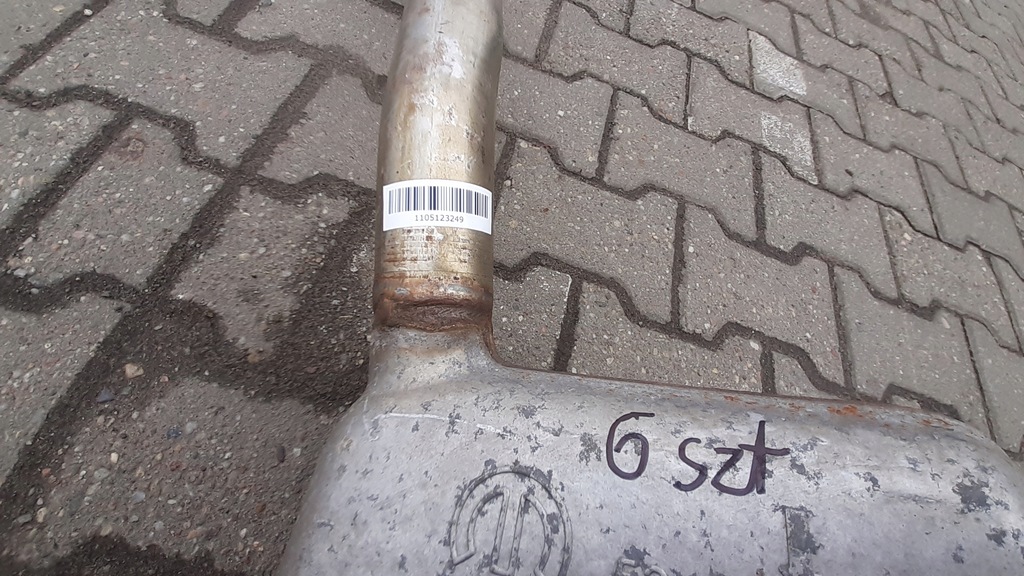 фото №8, Jeep compass ii 2.0 mtj 17- гаситель выхлоп труба 53435909