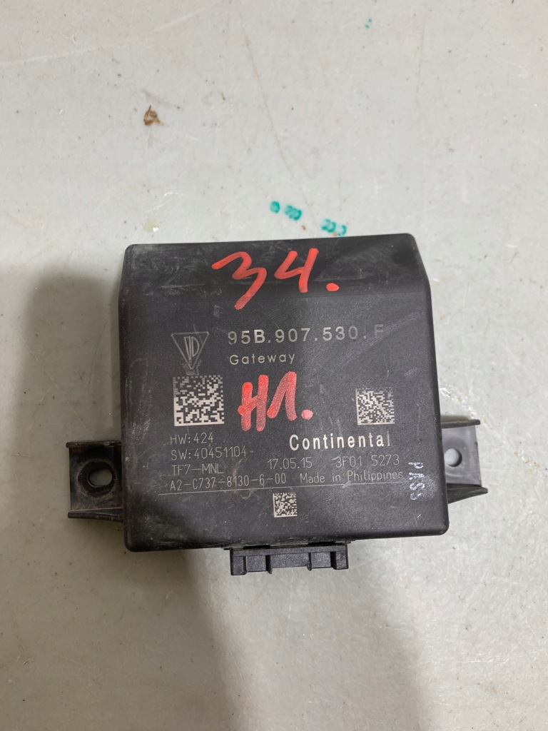 фото №1, Porsche macan 2016 модуль шлюз 95b907530f