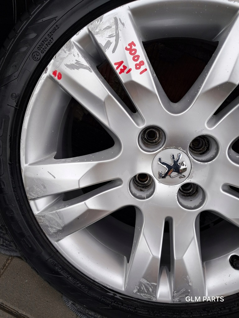 фото №8, Peugeot 5008 диски aluminiowe 17" 4x108 et29 7j 9685737280 lato 215/50r17