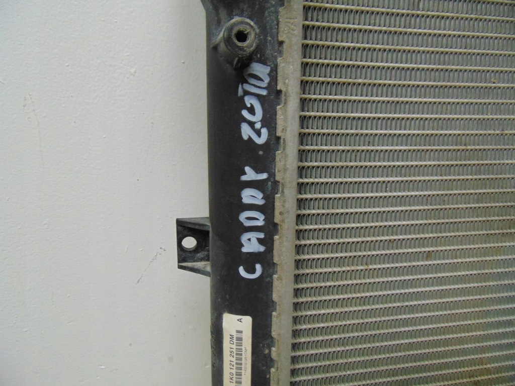 фото №16, Радиатор wody vw caddy iii 2.0 tdi 2010- 1k0121251dm