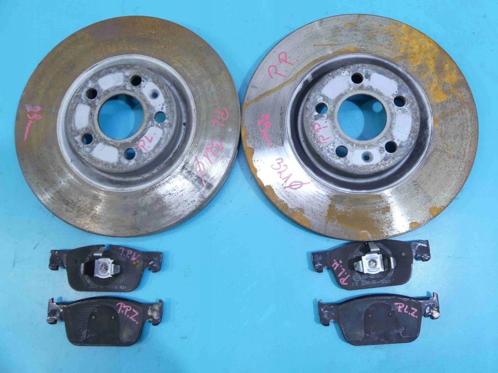 фото №1, Тормозные диски тормозные перед 322mm volvo s90 16- 2,0 t5