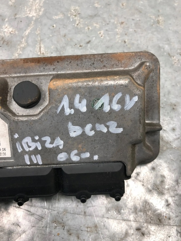 фото №5, Бортовой компьютер двигателя 1.4 bxw seat ibiza iii 03c906024af