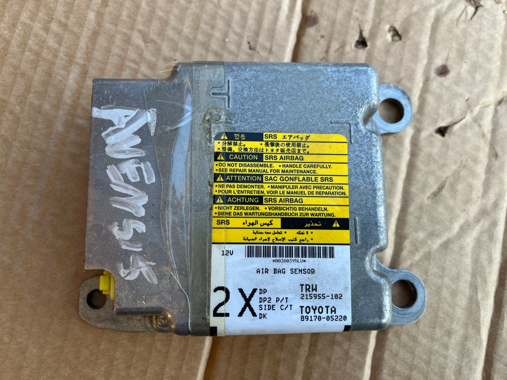 фото №1, Датчик модуль подушка безопасности toyota avensis t25 89170-05220