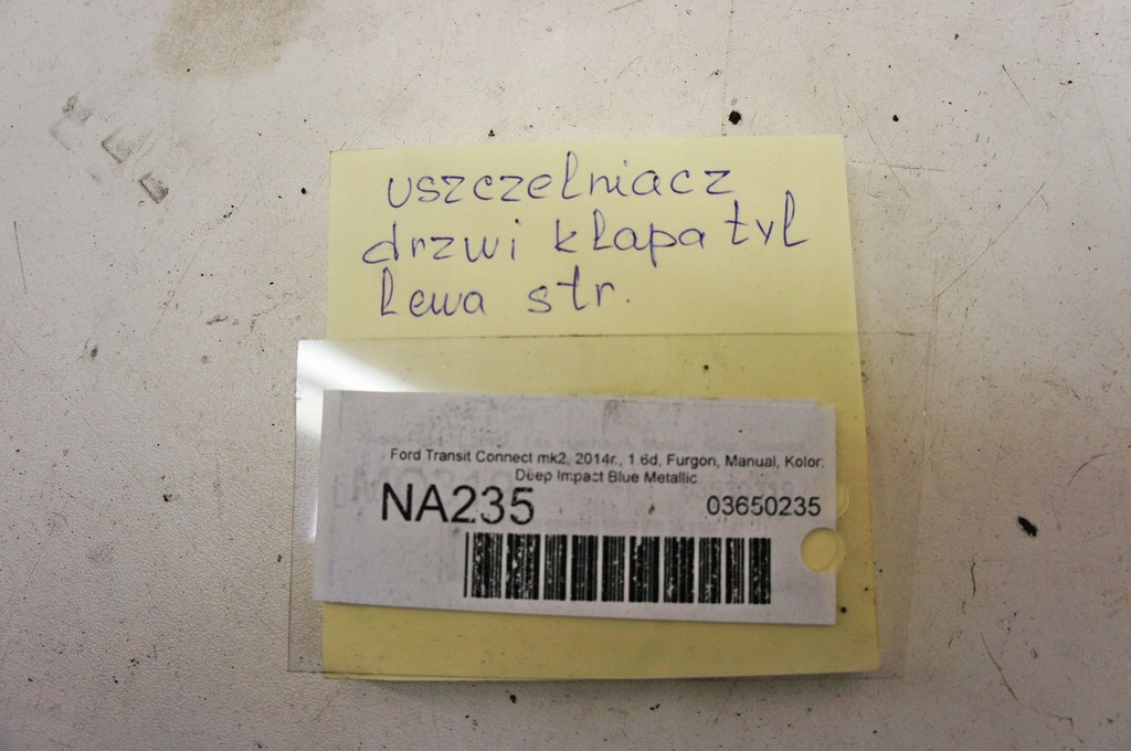 фото №5, Na235 ford transit connect mk2 прокладка левый задняя