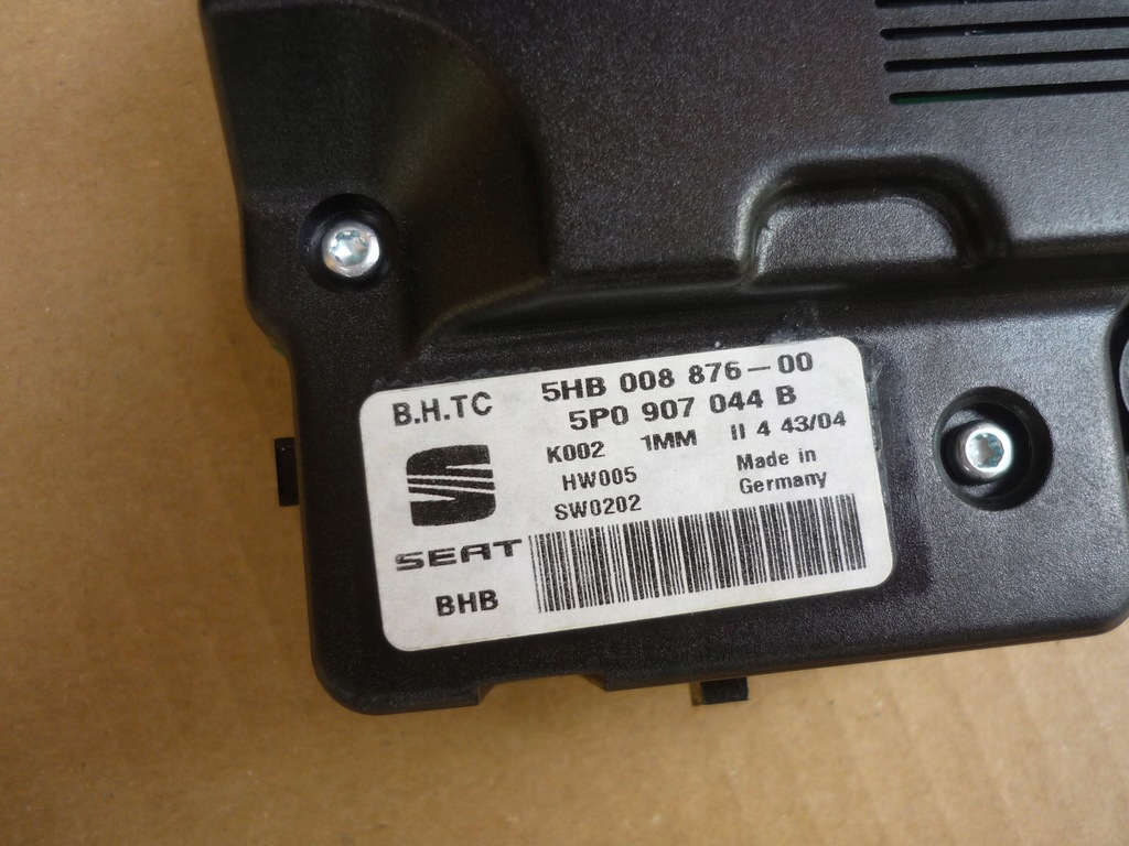 фото №14, Панель кондиціонера seat altea toledo iii leon ii 5p0907044b справний гарний