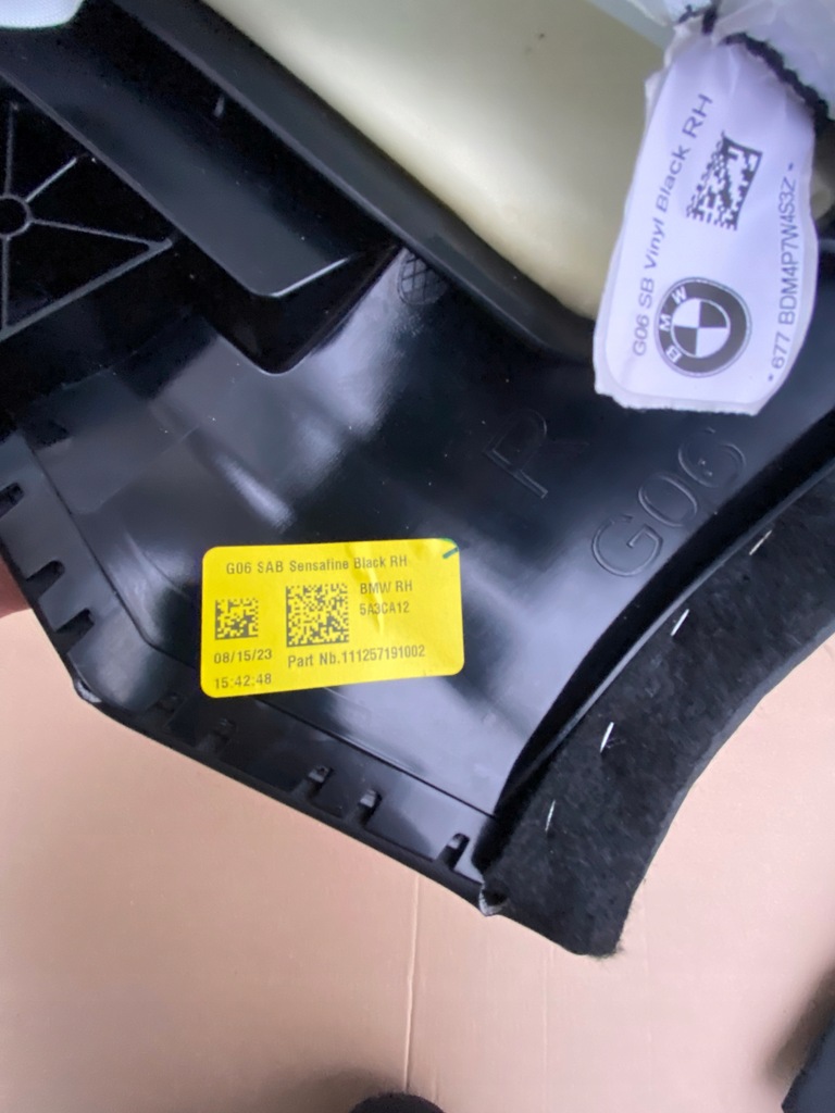 фото №8, Bmw x6 g06 обшивка спинка заднього сидіння правий 5a3ca12