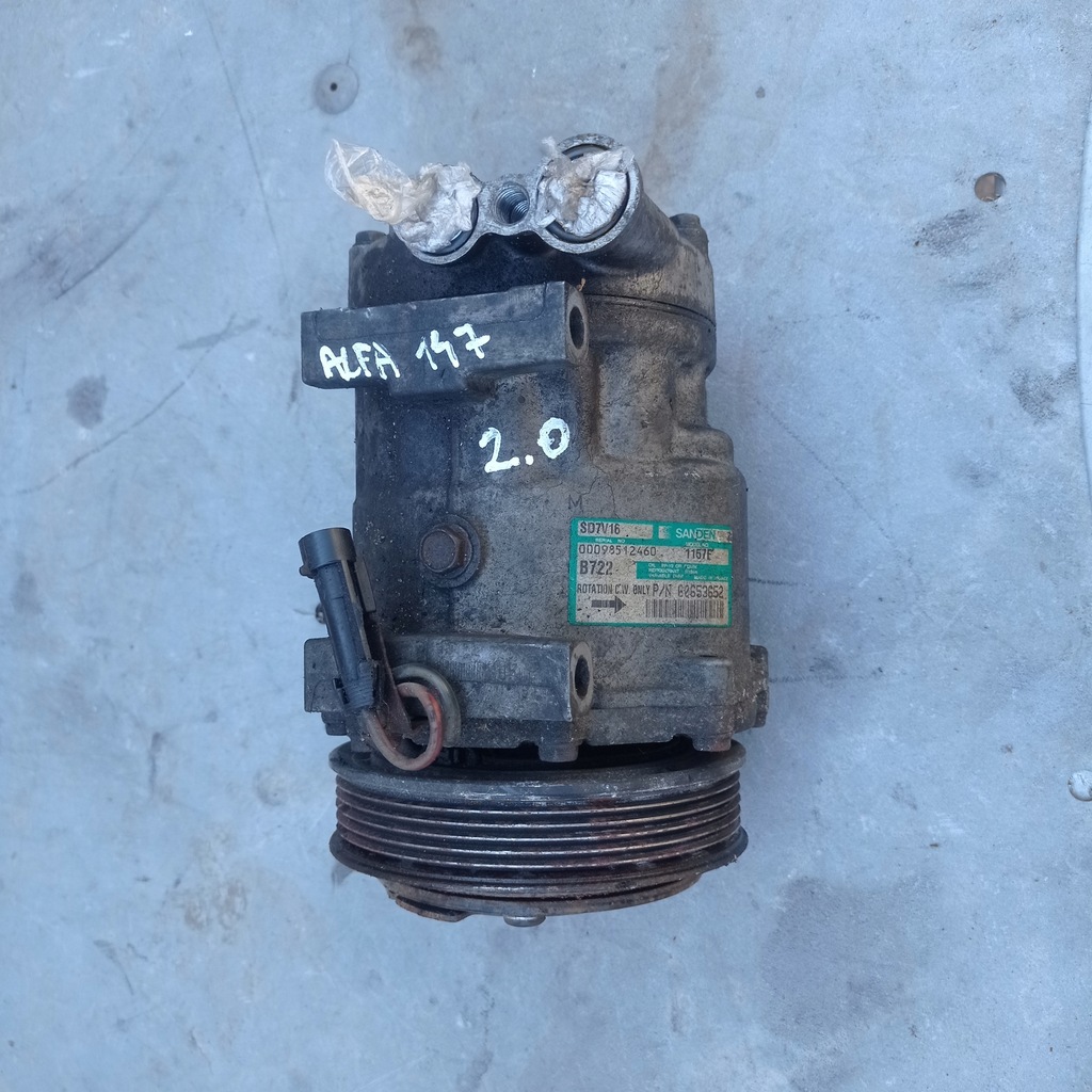 фото №1, Компресор кондиціонера alfa romeo 147 2.0 ts 60653652
