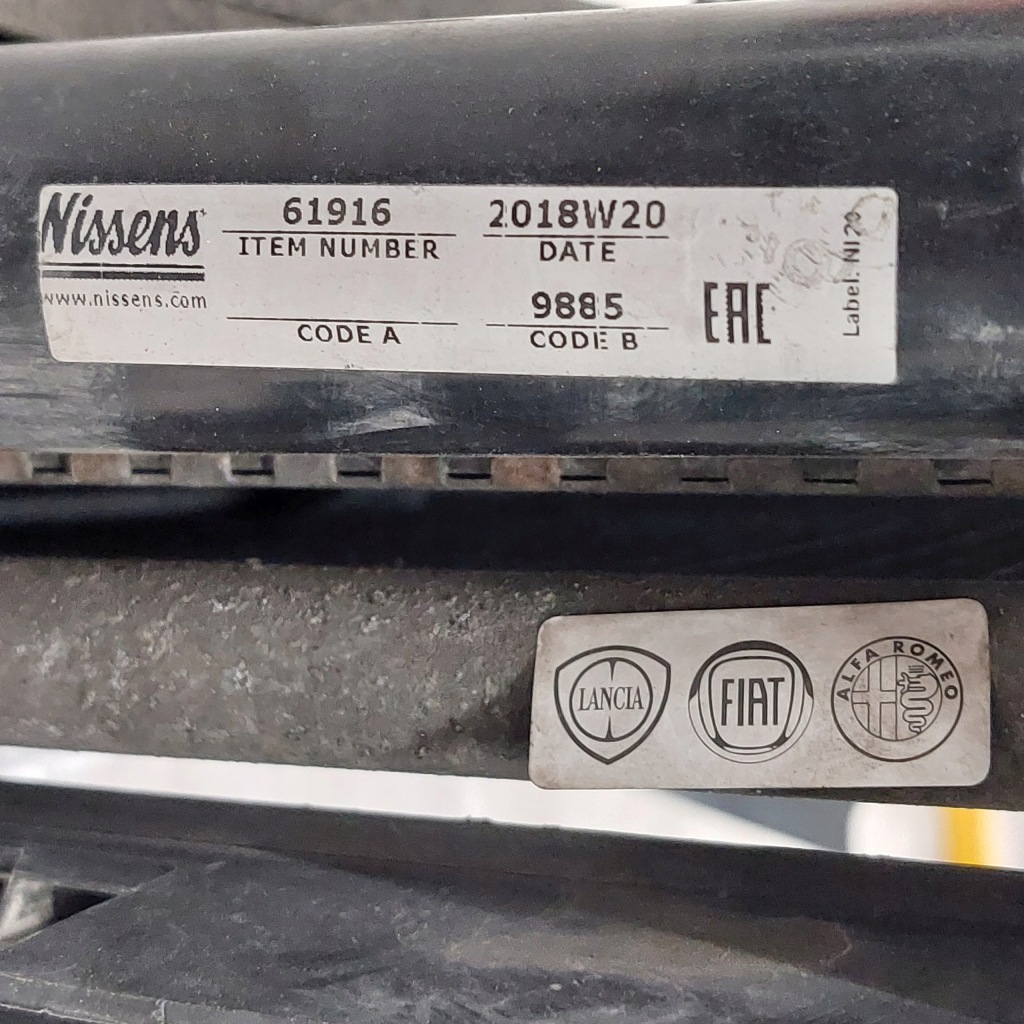 фото №5, Fiat grande punto 1,4t jet радіатор wody кондиціонер інтеркулер вентилятор