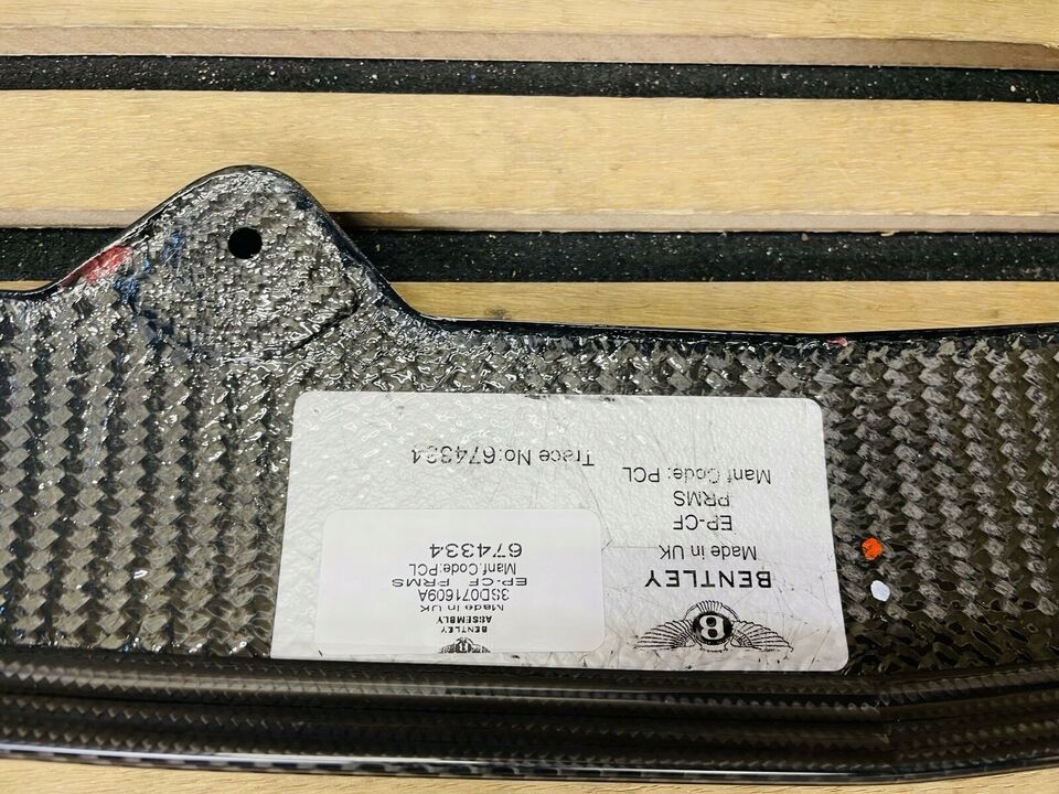 фото №5, Bentley gt gtc спойлер перед карбон 3sd071609a