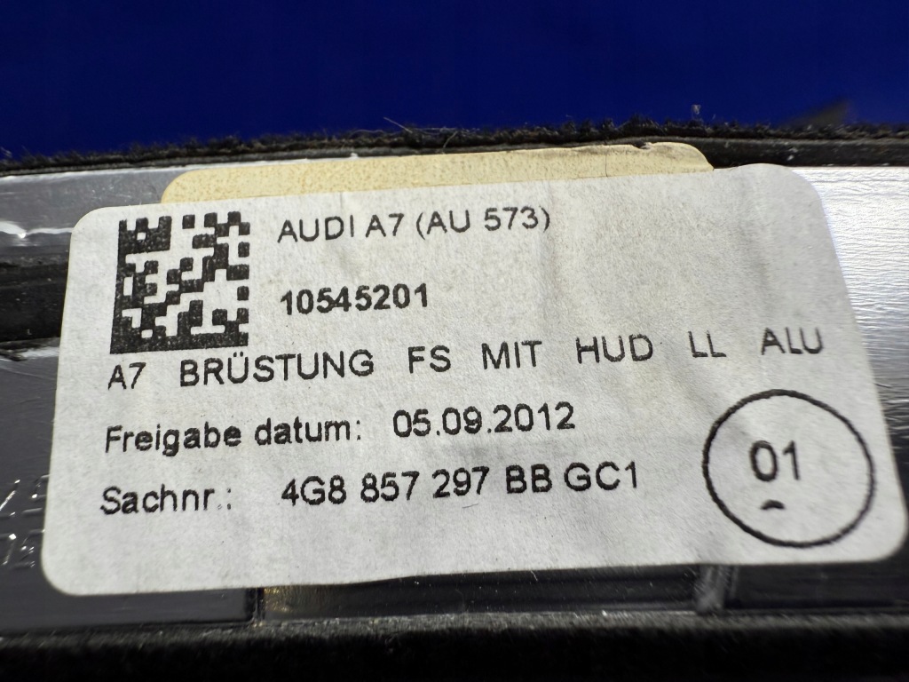 Audi a7 c7 4g декоры накладки декоративные память x2 комплект drewno jachtowe gc1 с Разборки