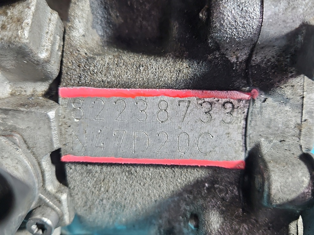 фото №14, Двигун n47d20c n47 bmw f30 2.0d 184km xdrive odpalany film вимірювання