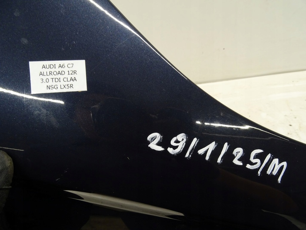 фото №13, Крыло правый перед передний молдинг audi a6 c7 allroad lx5r