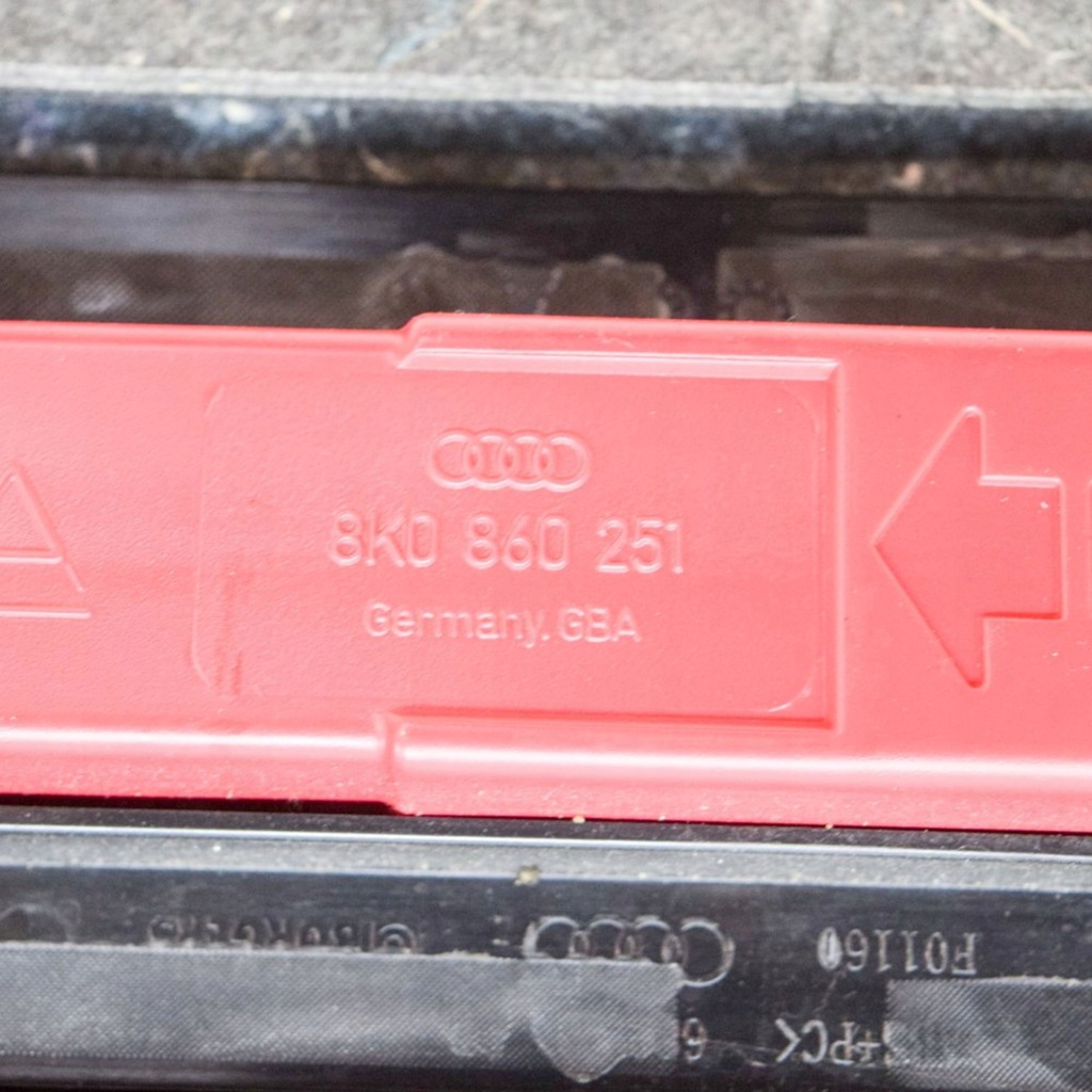 фото №6, Audi a5 sportback 8ta 2013 нижний панель бардачка колеса запасного