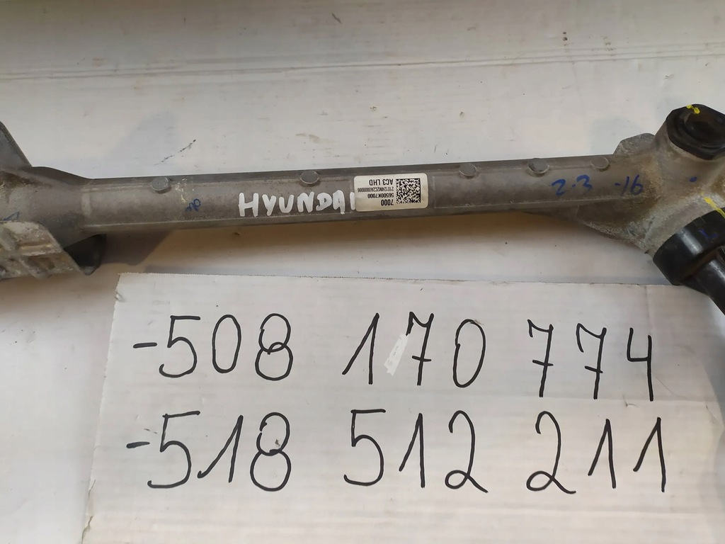 фото №12, Трансмиссия рулевая рулевая рейка hyundai i10