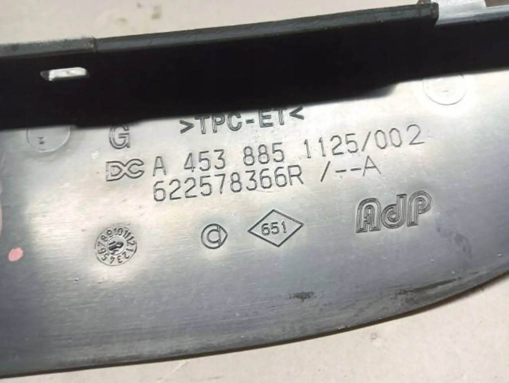 фото №7, M19 спойлер бампера лівий smart for four a4538851125