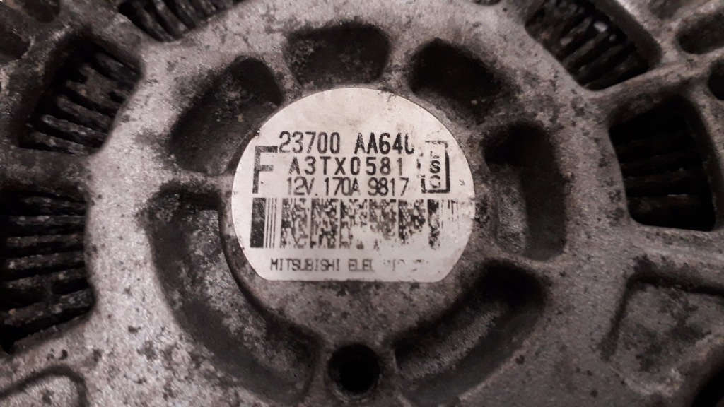 Subaru impreza legacy outback forester 2.0d генератор 23700-aa640 170a 12v Киев