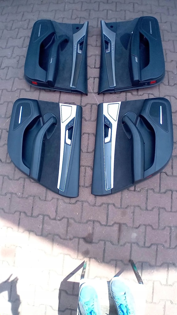 фото №14, Audi a8 s8 d4 4h сидіння шкіра перед задня тунель оббивка двері