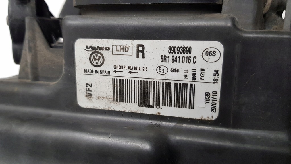 фото №11, Лампа права перед vw polo 6r v