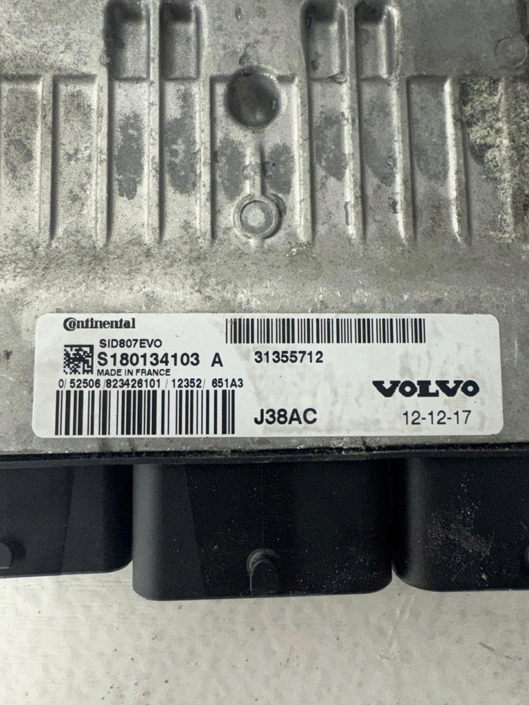 фото №5, Бортовой компьютер блок управления двигателя volvo v40 ii 2012-2018r 31355712 s60 ii v60