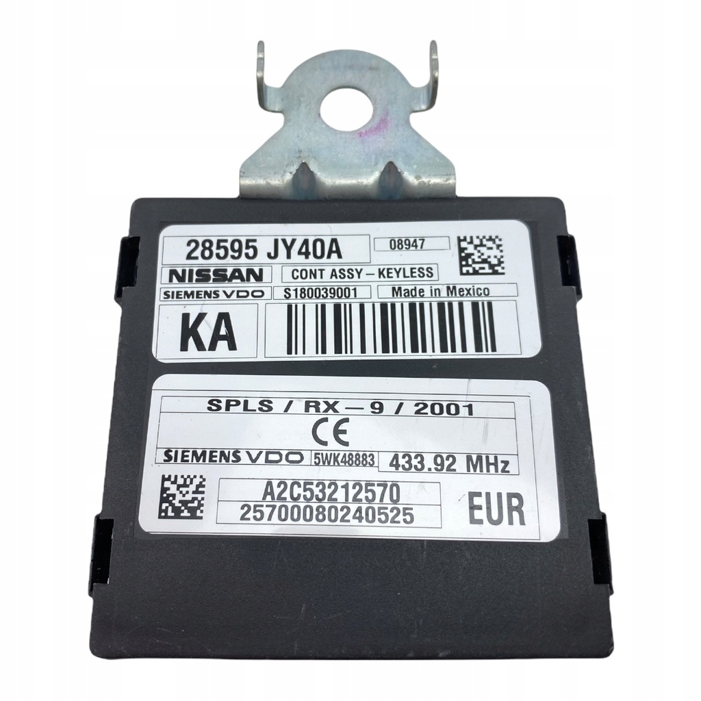 фото №1, Модуль keyless renault koleos i 28595jy40a