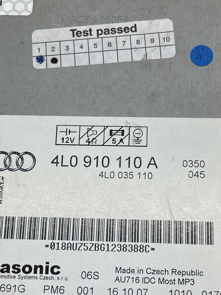 фото №11, Audi q7 4l модуль чейнджер дисков cd