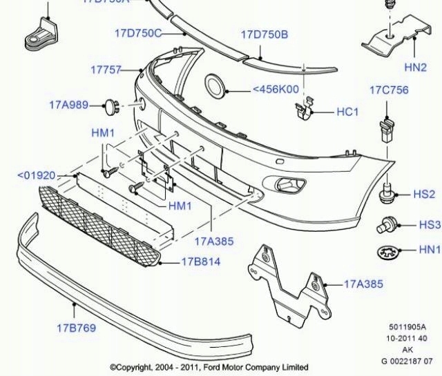 фото №8, Решётка бампера перед focus 98-05 98ab-a018a58 / 1087333