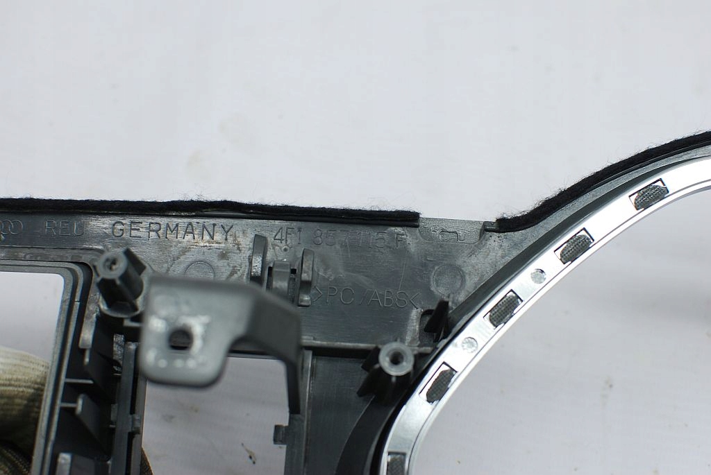 фото №8, Рамка dekor спідометра радіо консолі срібляста 4f1857115f audi a6 c6 avant