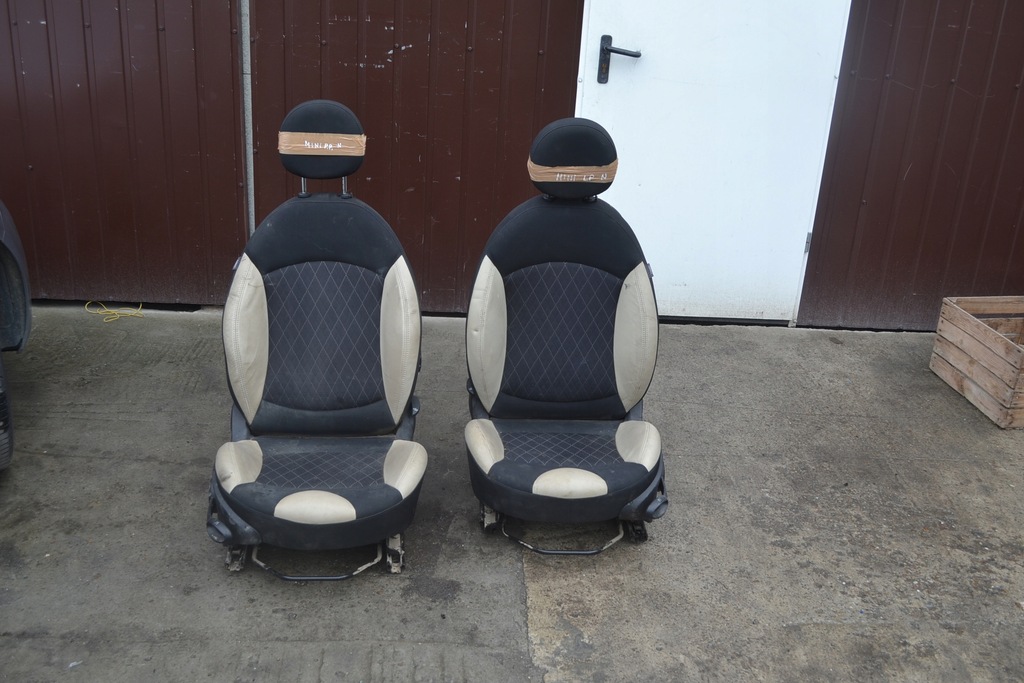 фото №2, Сиденья сиденья полукожа mini r55 clubman