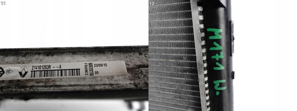 фото №12, Renault kadjar 18-22 lift espace v радіатор wody 1.3 1.6 1.8 tce
