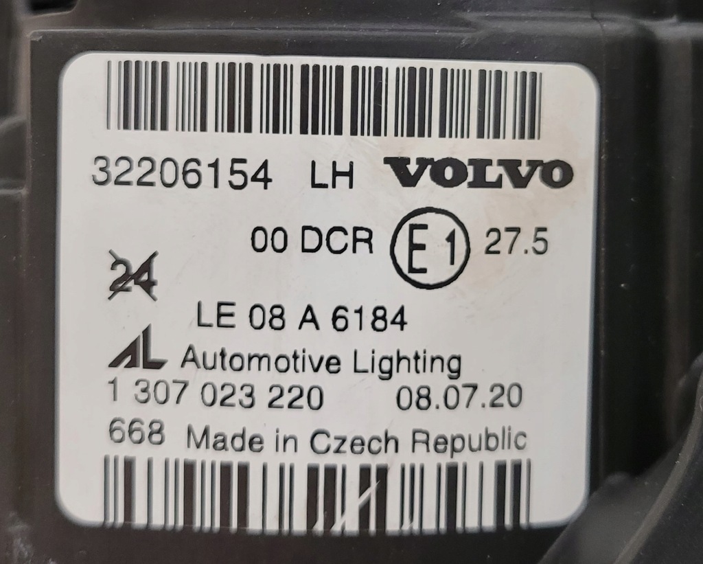 фото №10, Лампа ліва перед volvo c30 lift 2010- ксенон