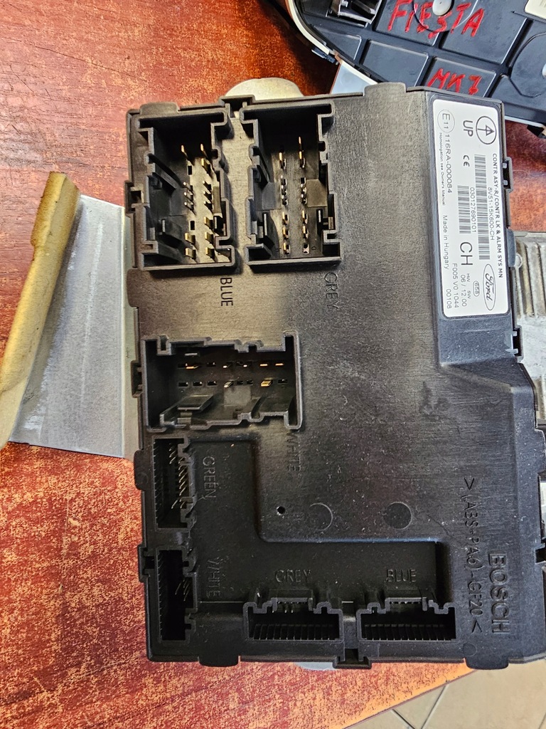 фото №9, Набор стартовый иммобилайзер приборы бортовой компьютер ford fiesta mk7 eu 1.4tdci hdi